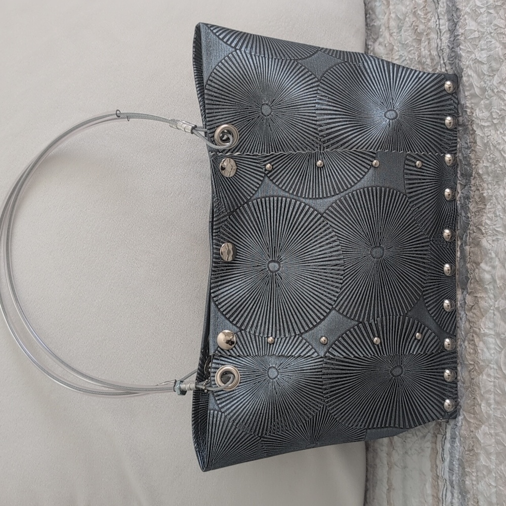 Stylish Metallic Tote Bag